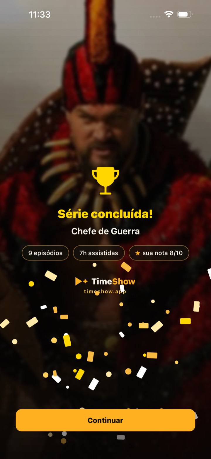 Celebração de série concluída no TimeShow